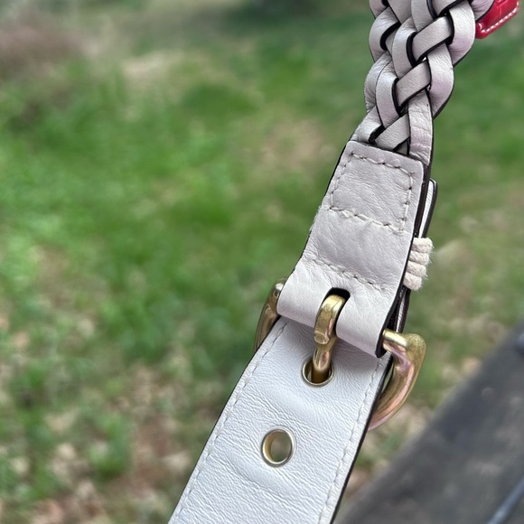 Coach 2005 Y2K Straw & Leather Hobo Bag | Woven Natural Shoulder Purse Iconic - Picture 16 of 17